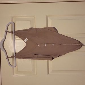 Tank button up blouse